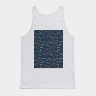 Cooking is a Pleasure Thing Pattern Tank Top